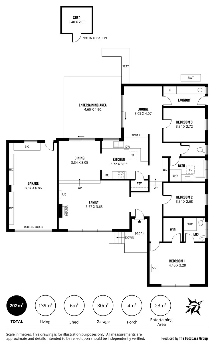 Floorplan of Homely house listing, 18 Colorado Drive, Glenalta SA 5052