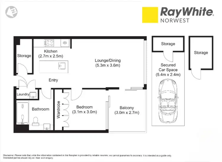 Floorplan of Homely apartment listing, B103/1 Avon Road, Pymble NSW 2073