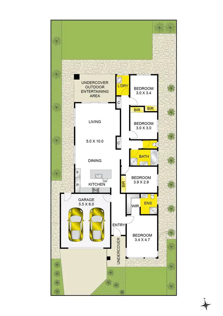 Floorplan of Homely house listing, 41 Jacana Way, Armstrong Creek VIC 3217