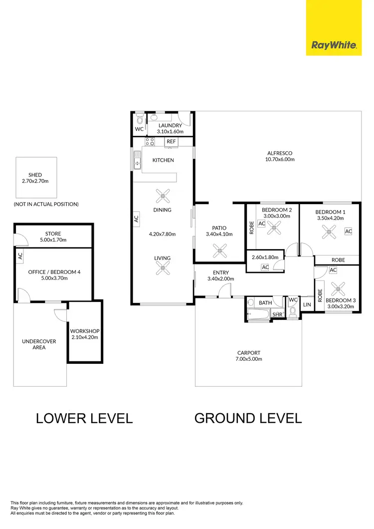 Floorplan of Homely house listing, 1A Gulfview Road, Seaview Downs SA 5049