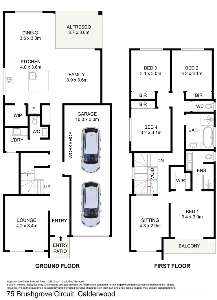 Floorplan of Homely house listing, 75 Brushgrove Circuit, Calderwood NSW 2527