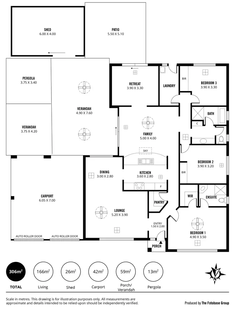 Floorplan of Homely house listing, 14 Jacqueline Avenue, Woodcroft SA 5162