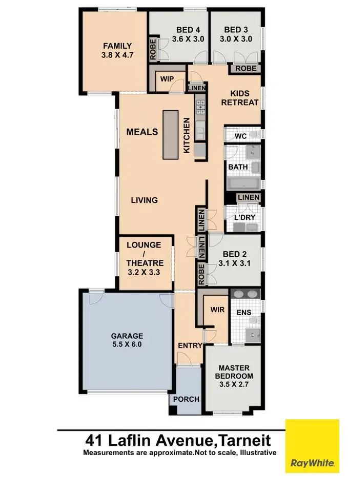 Floorplan of Homely house listing, 41 Laflin Avenue, Tarneit VIC 3029