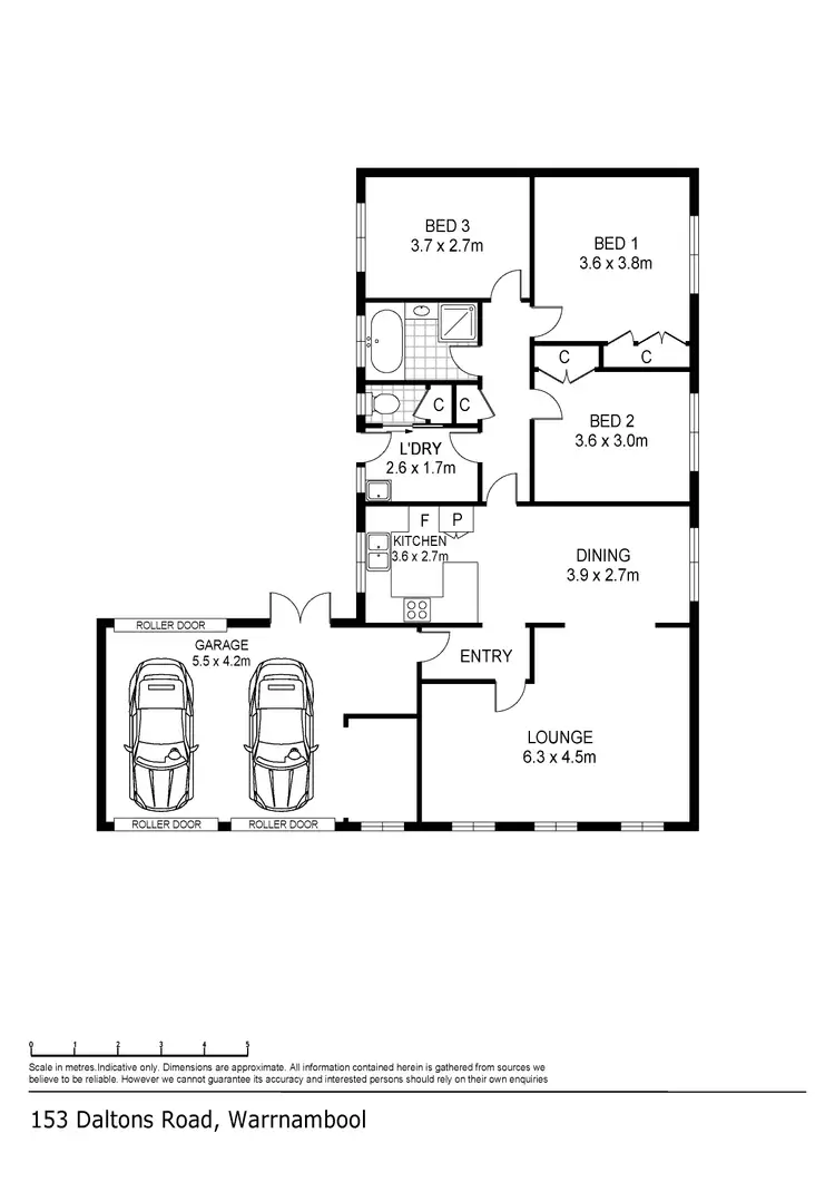 Floorplan of Homely house listing, 153 Daltons Road, Warrnambool VIC 3280