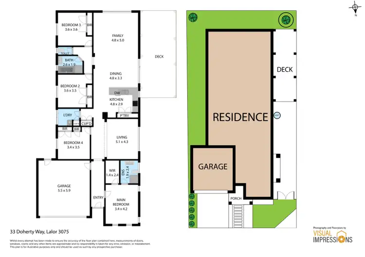 Floorplan of Homely house listing, 33 Doherty Way, Lalor VIC 3075