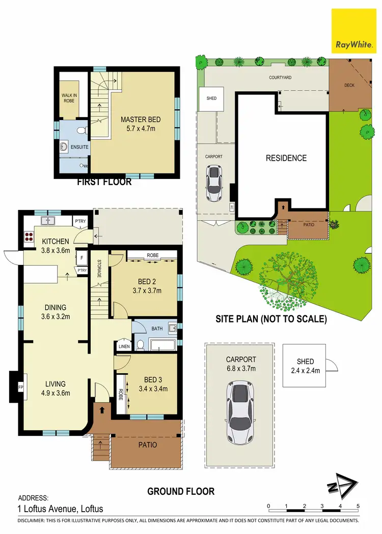 Floorplan of Homely house listing, 1 Loftus Avenue, Loftus NSW 2232