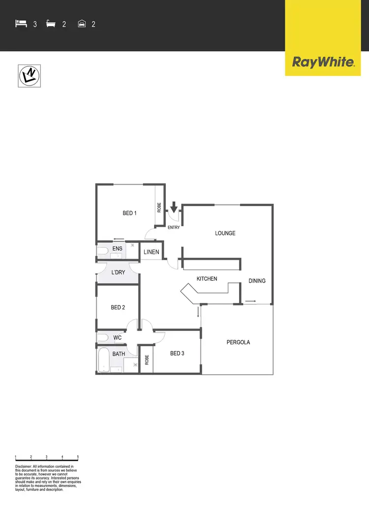 Floorplan of Homely house listing, 1/23 May Maxwell Crescent, Gilmore ACT 2905