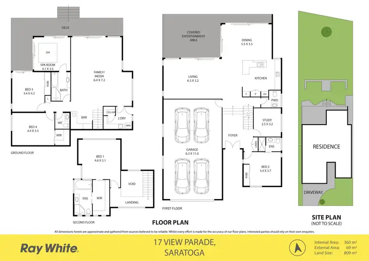 Floorplan of Homely house listing, 17 View Parade, Saratoga NSW 2251