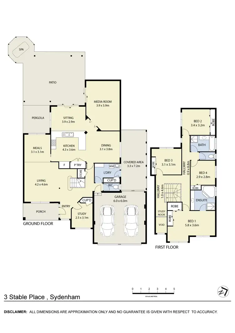 Floorplan of Homely house listing, 3 Stables Place, Sydenham VIC 3037