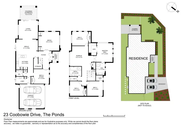 Floorplan of Homely house listing, 8 Tatura Avenue, The Ponds NSW 2769