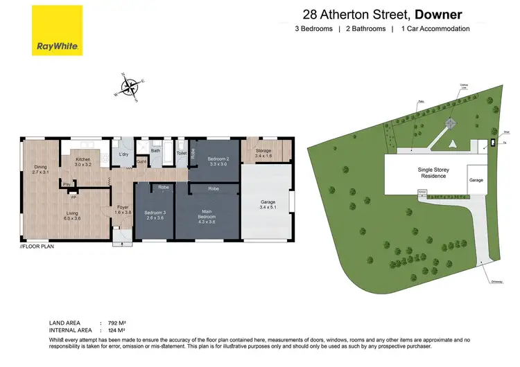 Floorplan of Homely house listing, 28 Atherton Street, Downer ACT 2602