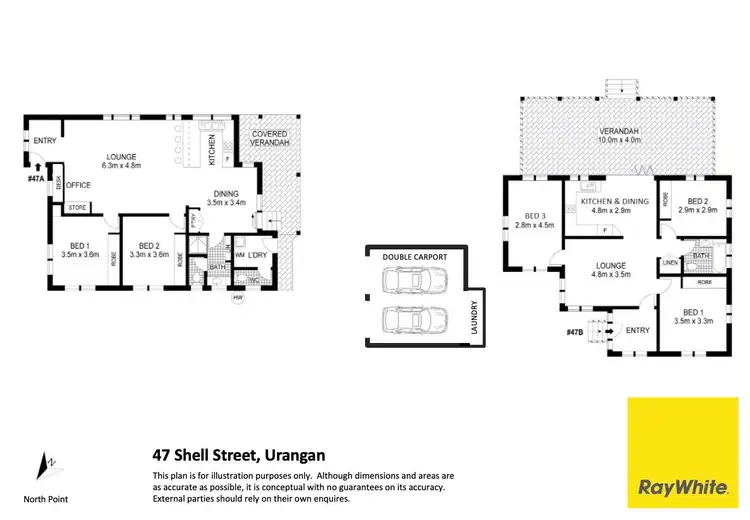 Floorplan of Homely house listing, 47 Shell Street, Urangan QLD 4655