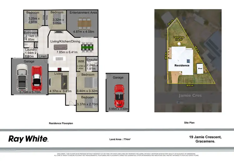 Floorplan of Homely house listing, 19 Jamie Crescent, Gracemere QLD 4702