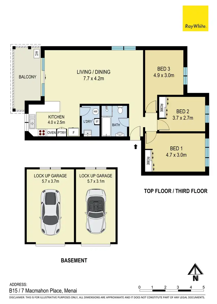 Floorplan of Homely unit listing, B15/7 Macmahon Place, Menai NSW 2234