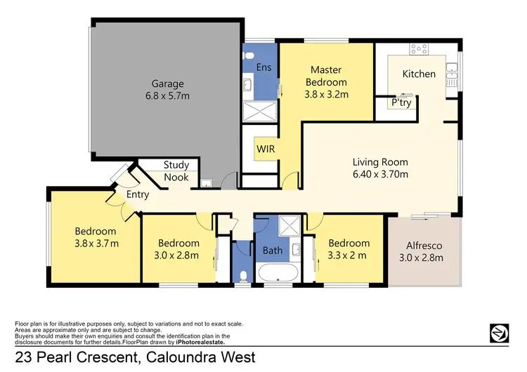 Floorplan of Homely house listing, 23 Pearl Crescent, Caloundra West QLD 4551