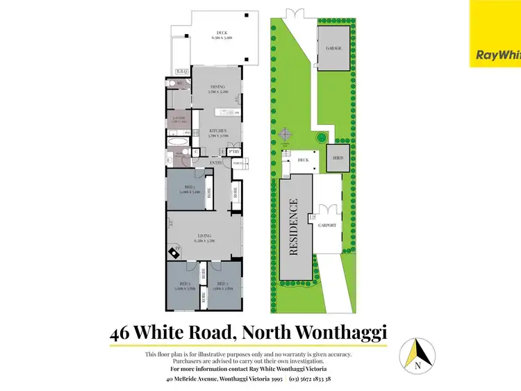 Floorplan of Homely house listing, 46 White Road, Wonthaggi VIC 3995