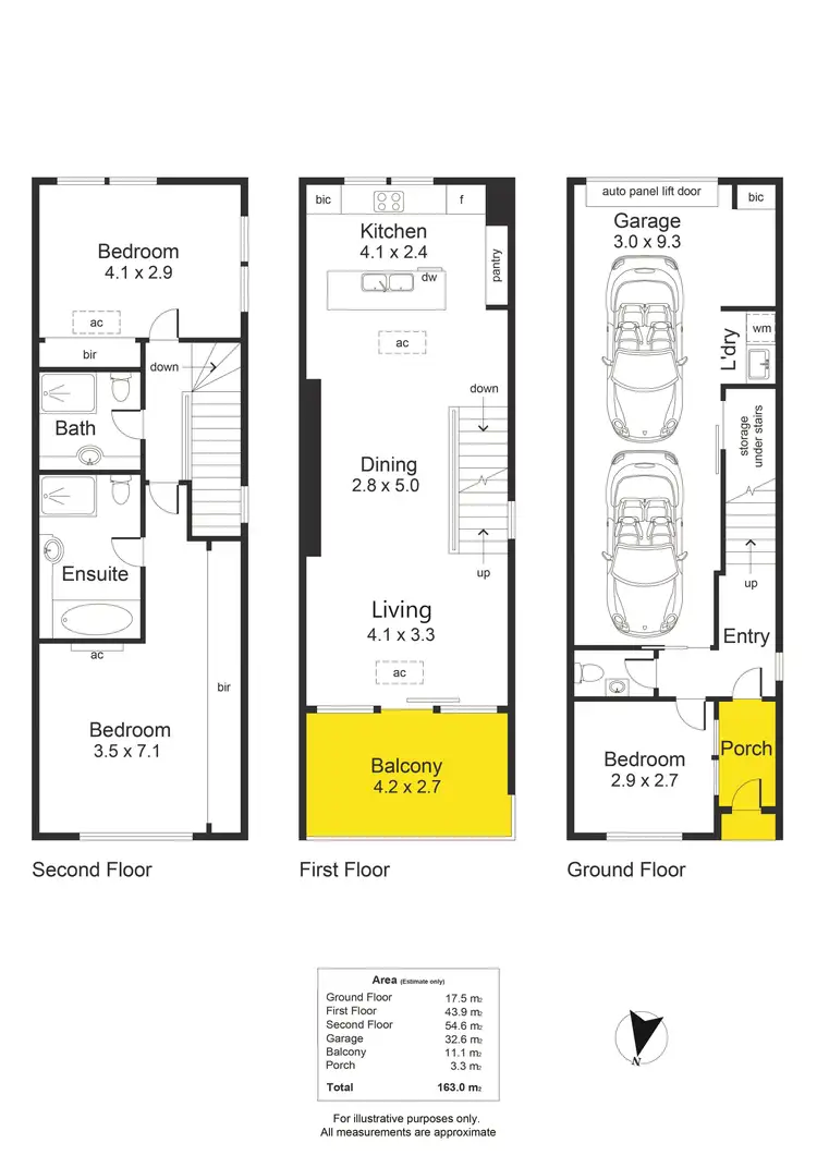 Floorplan of Homely townhouse listing, 123 Gilbert Street, Adelaide SA 5000