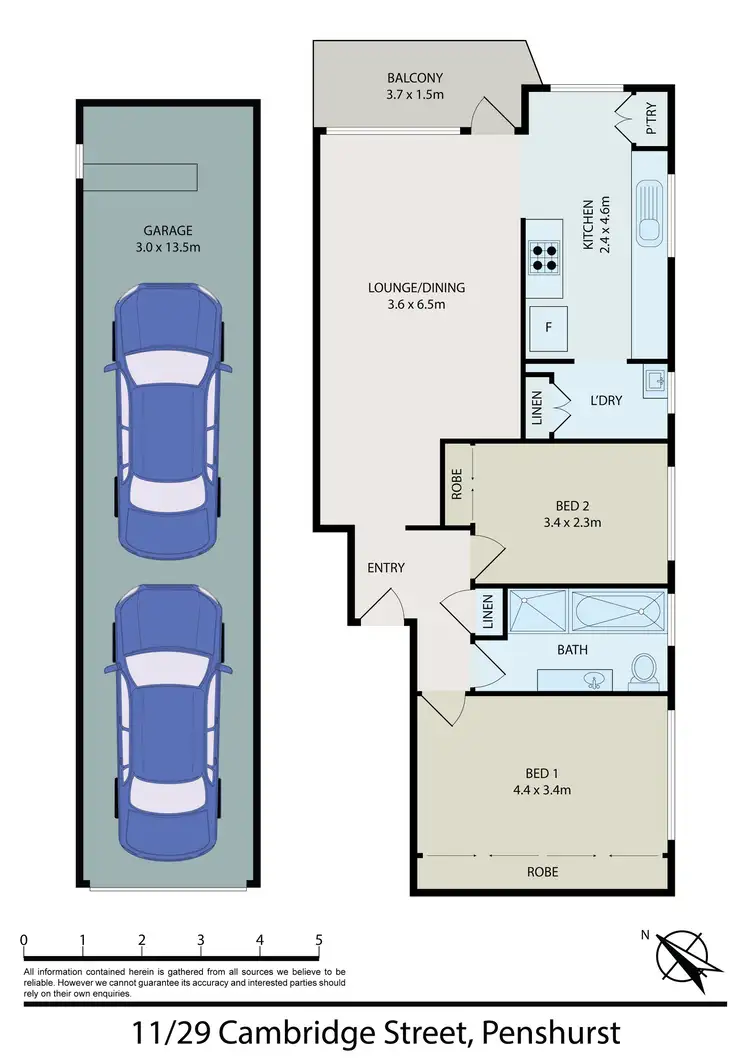 Floorplan of Homely unit listing, 11/29 Cambridge Street, Penshurst NSW 2222