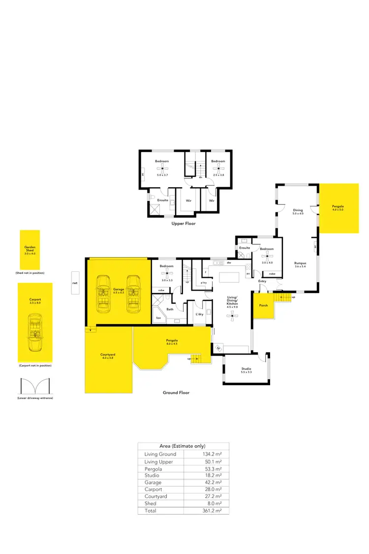 Floorplan of Homely house listing, 13 Redgum Drive, Belair SA 5052