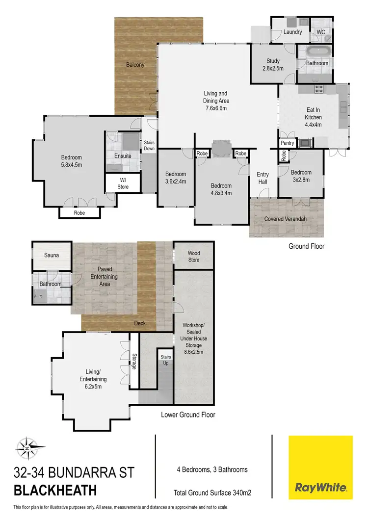 Floorplan of Homely house listing, 32-34 Bundarra Street, Blackheath NSW 2785