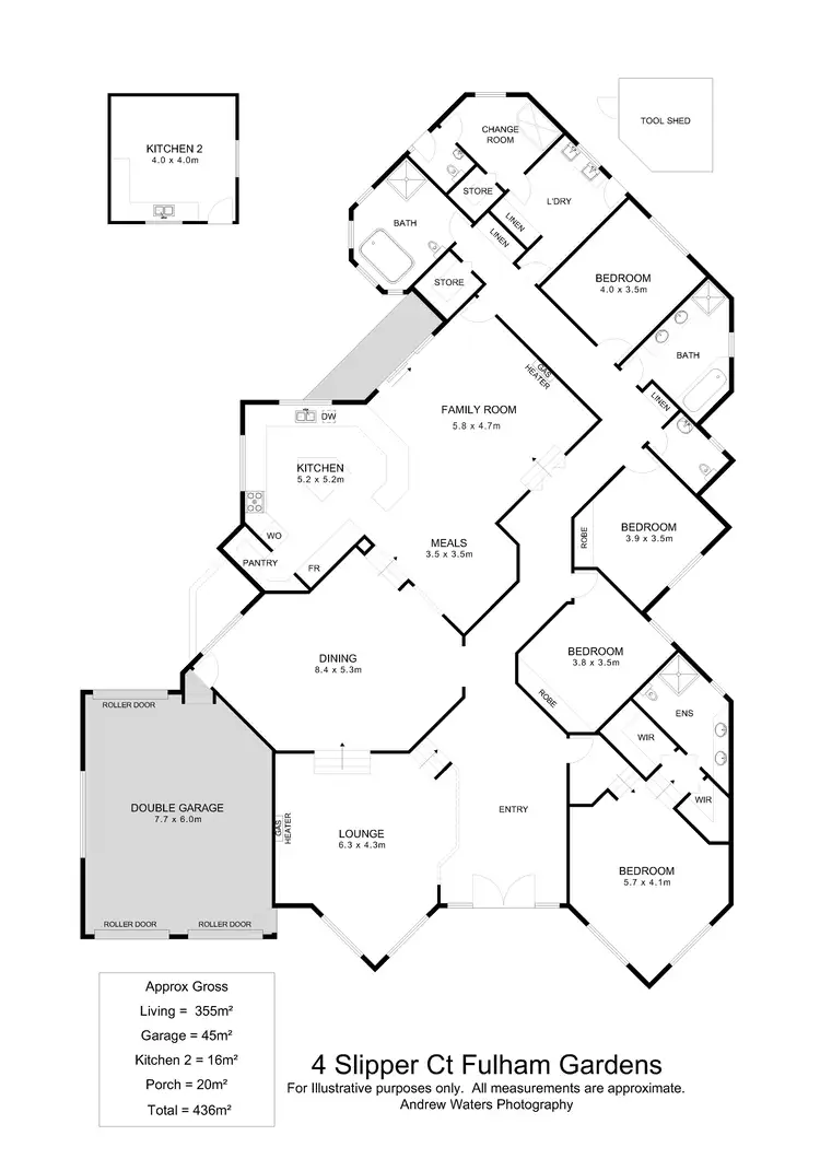 Floorplan of Homely house listing, 4 Slipper Court, Fulham Gardens SA 5024