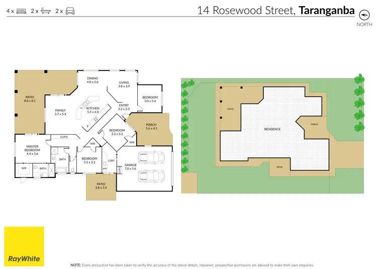 Floorplan of Homely house listing, 14 Rosewood Street, Taranganba QLD 4703