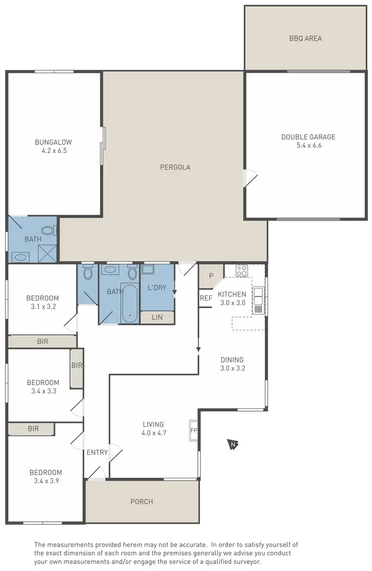 Floorplan of Homely house listing, 128 Werribee Street North, Werribee VIC 3030
