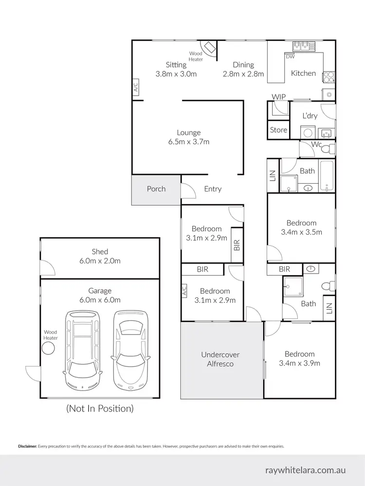 Floorplan of Homely house listing, 39 Altair Avenue, Lara VIC 3212