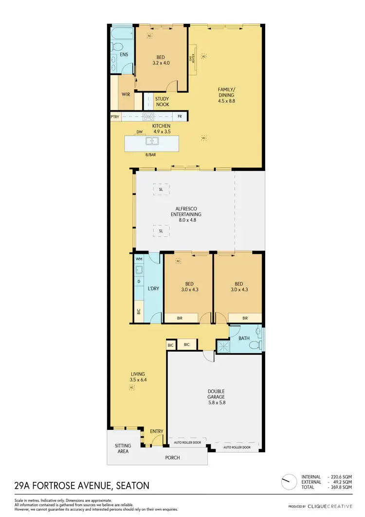 Floorplan of Homely house listing, 29A Fortrose Avenue, Seaton SA 5023