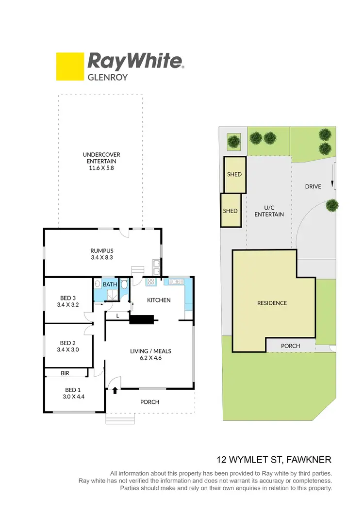 Floorplan of Homely house listing, 12 Wymlet Street, Fawkner VIC 3060