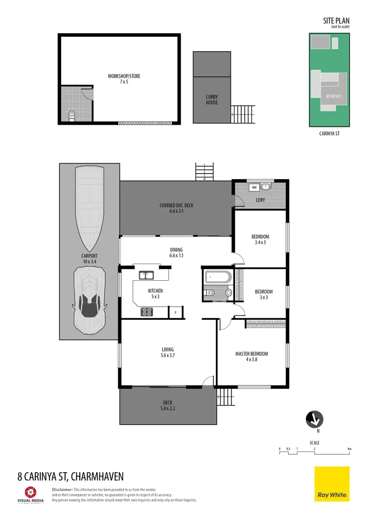 Floorplan of Homely house listing, 8 Carinya Street, Charmhaven NSW 2263