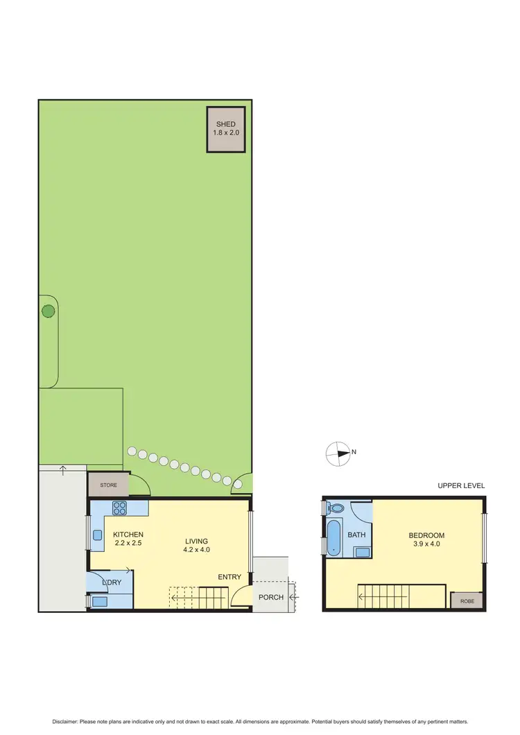 Floorplan of Homely townhouse listing, 12/11 George Street, Reservoir VIC 3073