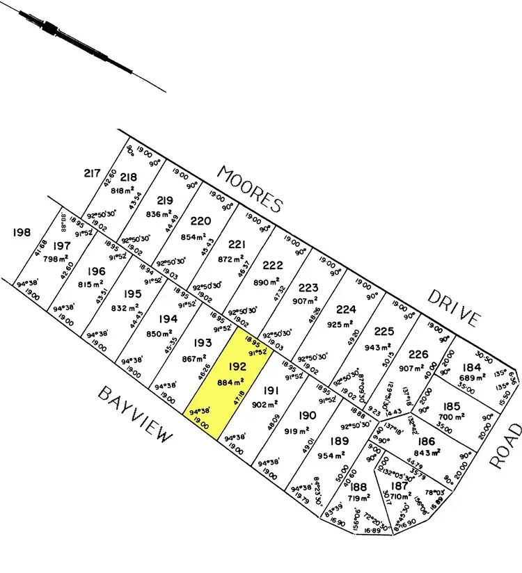 Floorplan of Homely land listing, 18 Bayview Road, Hardwicke Bay SA 5575