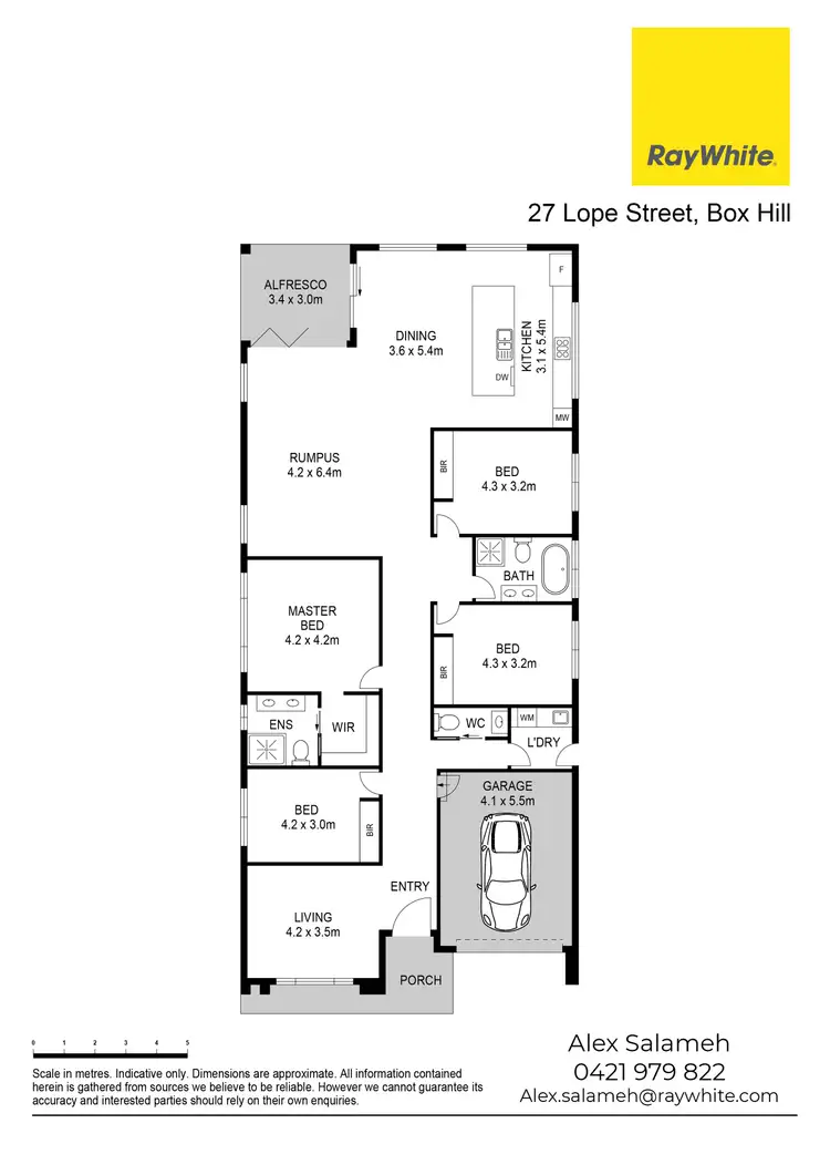 Floorplan of Homely house listing, 27 Lope Street, Box Hill NSW 2765
