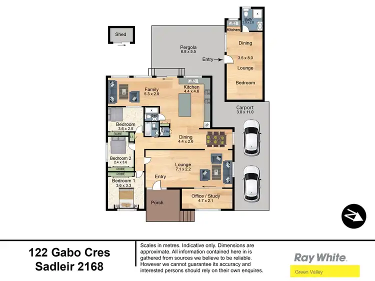 Floorplan of Homely house listing, 122 Gabo Crescent, Sadleir NSW 2168