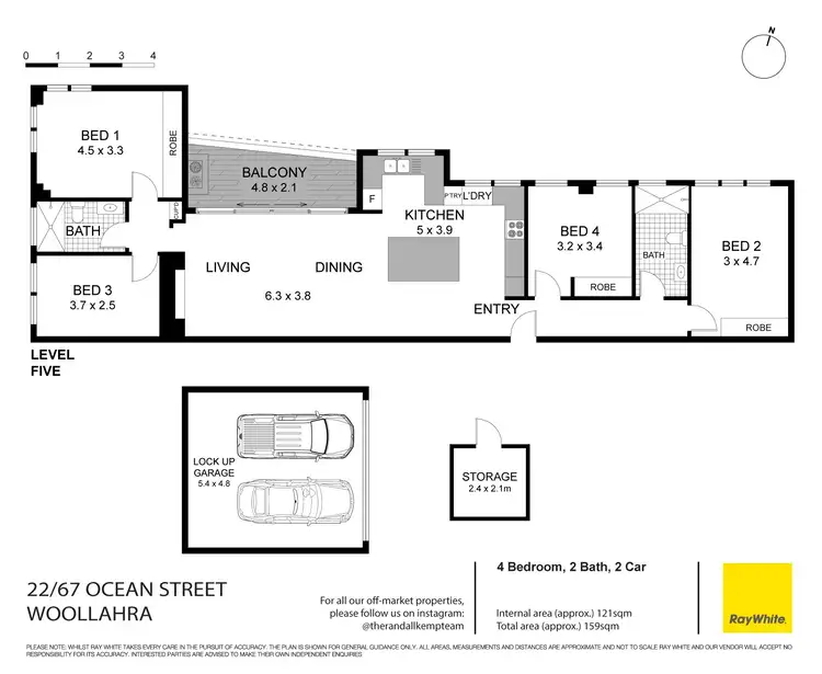 Floorplan of Homely apartment listing, 22/67 Ocean Street, Woollahra NSW 2025