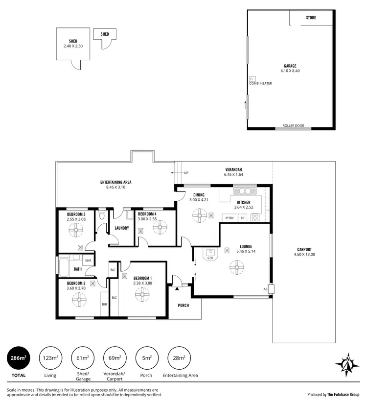 Floorplan of Homely house listing, 5 Lalina Street, Happy Valley SA 5159