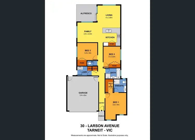 Floorplan of Homely house listing, 30 Larson Avenue, Tarneit VIC 3029