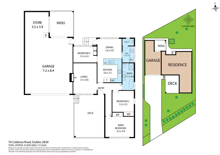 Floorplan of Homely house listing, 76 Cobbora Road, Dubbo NSW 2830