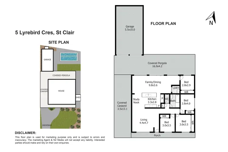 Floorplan of Homely house listing, 5 Lyrebird Crescent, St Clair NSW 2759