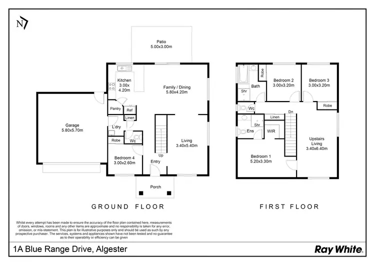 Floorplan of Homely house listing, 1A Blue Range Drive, Algester QLD 4115