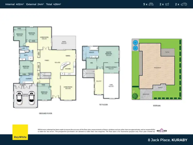 Floorplan of Homely house listing, 8 Jack Place, Kuraby QLD 4112