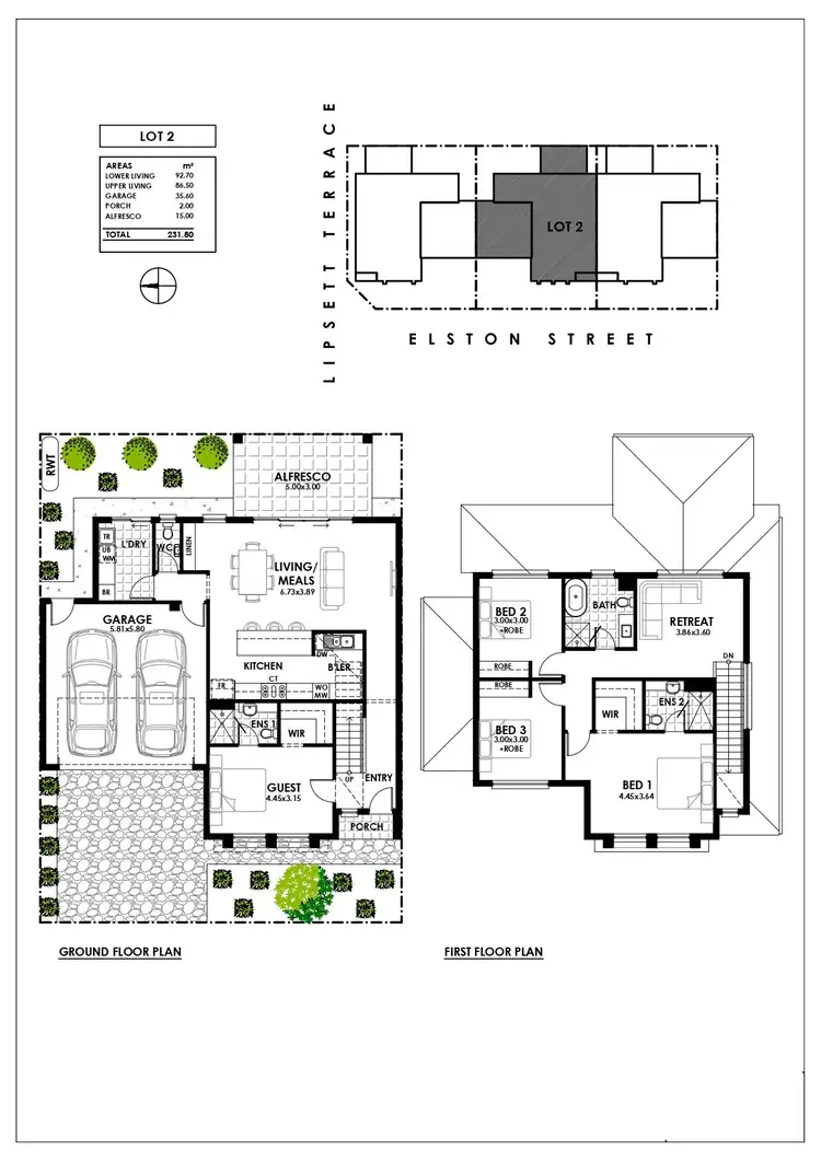 Floorplan of Homely house listing, 36b Elston Street, Brooklyn Park SA 5032