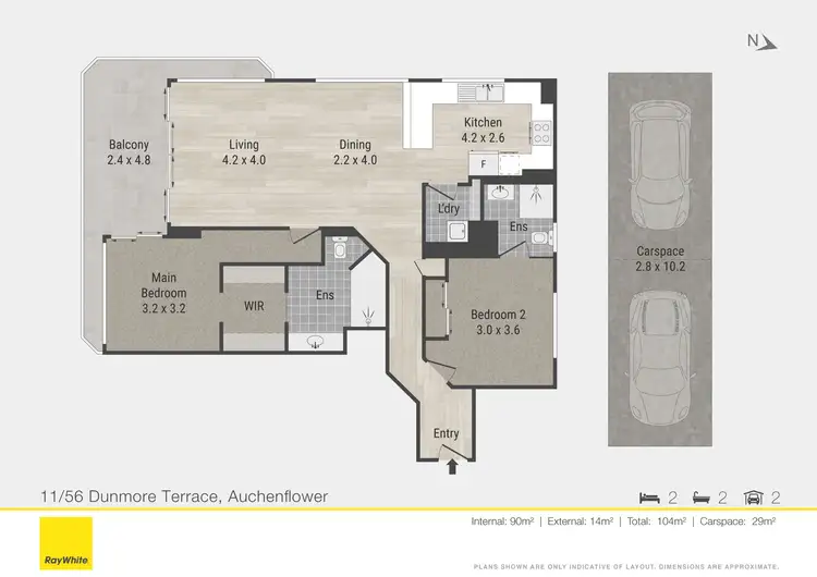 Floorplan of Homely other listing, 11/56 Dunmore Terrace, Auchenflower QLD 4066