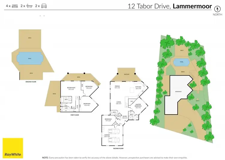 Floorplan of Homely house listing, 12 Tabor Drive, Lammermoor QLD 4703