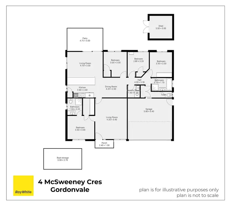Floorplan of Homely house listing, 4 Mcsweeney Crescent, Gordonvale QLD 4865