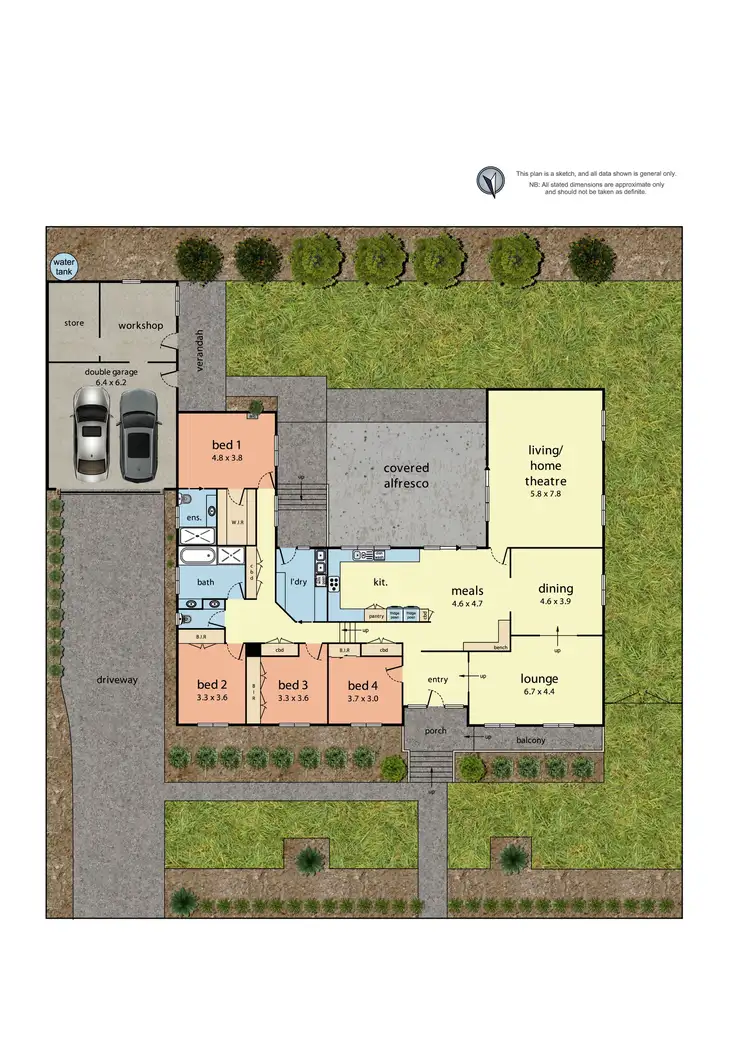 Floorplan of Homely house listing, 47 Mount View Parade, Croydon VIC 3136