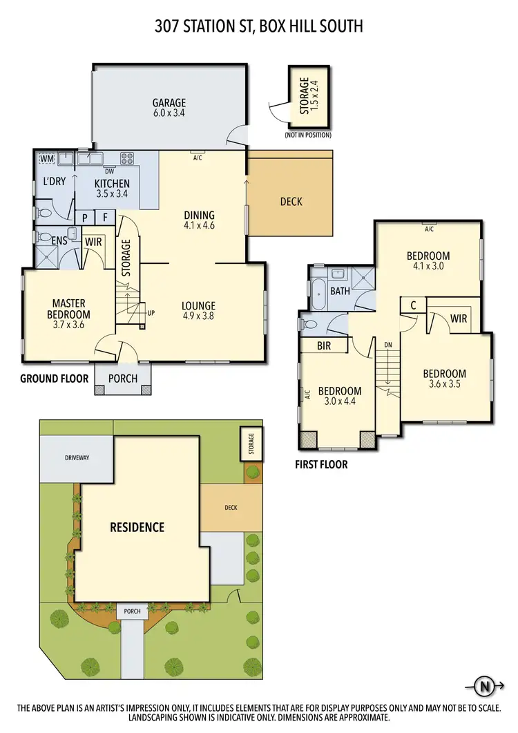 Floorplan of Homely house listing, 307 Station Street, Box Hill South VIC 3128