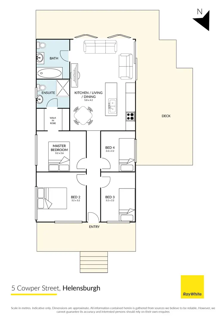 Floorplan of Homely house listing, 5 Cowper Street, Helensburgh NSW 2508