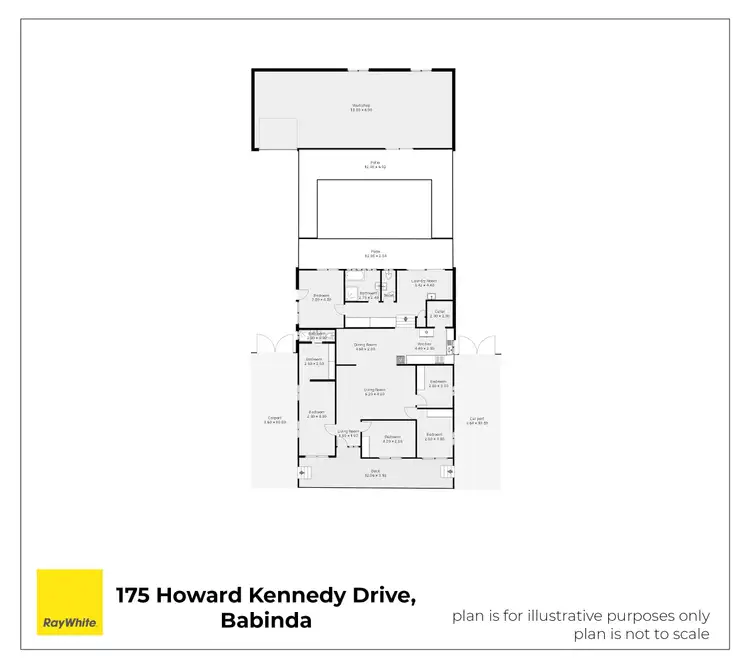 Floorplan of Homely house listing, 175 Howard Kennedy Drive, Babinda QLD 4861